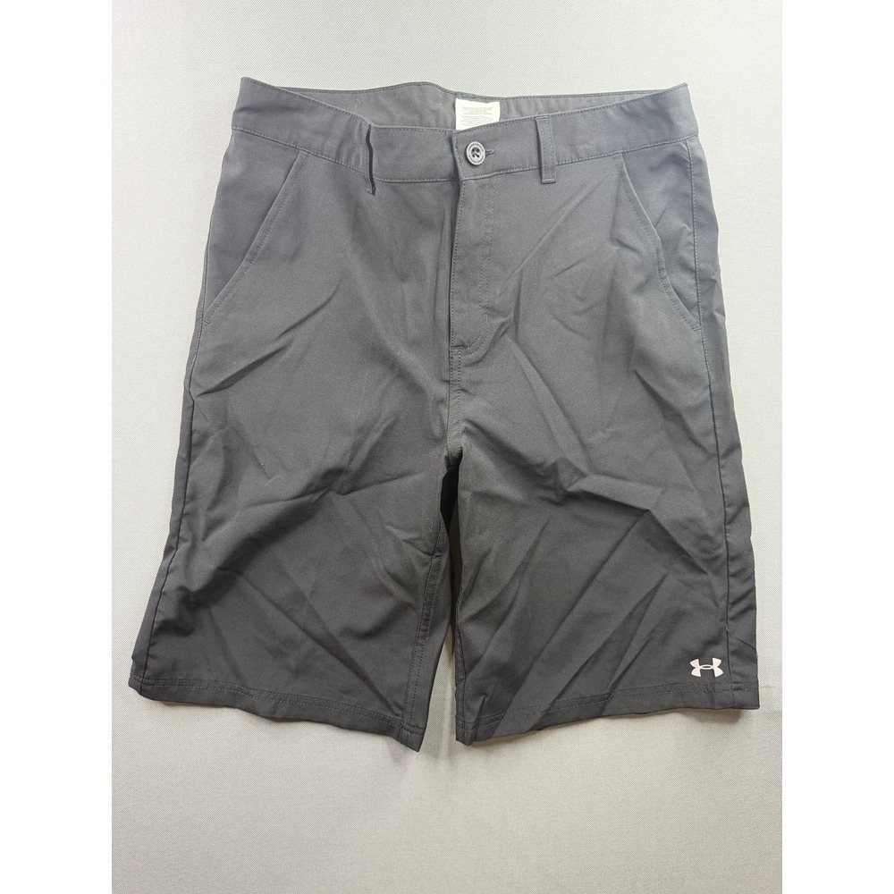 Under Armour Golf Shorts Boys Black 4-Way Stretch Performance 30